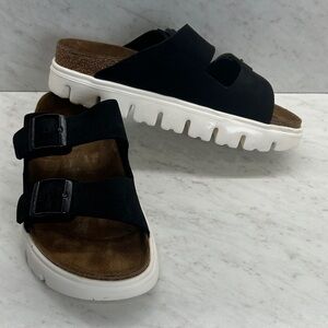 Papillio Black and White Sandals